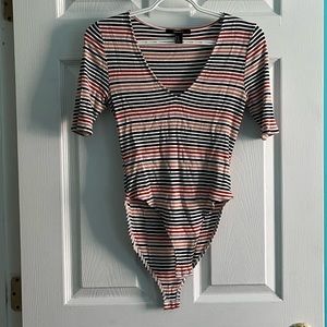 Forever 21 Short Sleeved Bodysuit